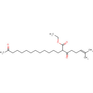 Pentadecanoic acid, 2-(5-methyl-1-oxo-4-hexenyl)-14-oxo-, ethyl ester