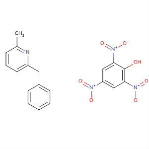 Pyridine, 2-methyl-6-(phenylmethyl)-, compd. with 2,4,6-trinitrophenol(1:1)