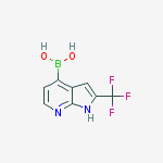 B-[2-(TRIFLUOROMETHYL)-1H-PYRROLO[2,3-B]PYRIDIN-4-YL]-BORONIC ACID 