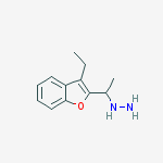 1-[1-(3-ethyl-1-benzofuran-2-yl)ethyl]hydrazine