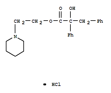 1-{2-[(2-hydroxy-2,3-diphenylpropanoyl)oxy]ethyl}piperidinium chloride