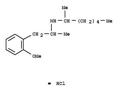 N-[2-(2-methoxyphenyl)-1-methylethyl]heptan-2-amine hydrochloride