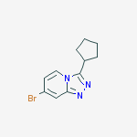 7-bromo-3-cyclopentyl-[1,2,4]triazolo[4,3-a]pyridine