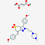 (z)-but-2-enedioic Acid;(7z)-3-(4-methoxyphenyl)-7-[(4-methoxyphenyl)methylidene]-2-[3-(4-methylpiperazin-1-yl)propyl]-3a,4-dihydro-3h-thiopyrano[4,3-c]pyrazole 5,5-dioxide