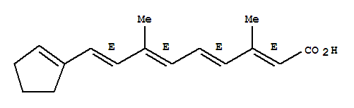 2,4,6,8-Nonatetraenoicacid, 9-(1-cyclopenten-1-yl)-3,7-dimethyl-, (all-E)-