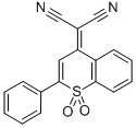 (2-PHENYLBENZO[5,6-B]-4H-THIOPYRAN-4-YLIDENE)-PROPANEDINITRIL-1,1-DIOXIDE