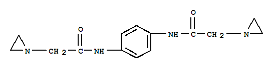 N,N'-benzene-1,4-diylbis[2-(aziridin-1-yl)acetamide]