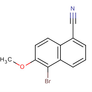 1-Naphthalenecarbonitrile, 5-bromo-6-methoxy-