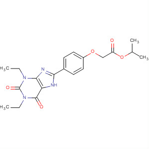 Acetic acid,[4-(1,3-diethyl-2,3,6,7-tetrahydro-2,6-dioxo-1H-purin-8-yl)phenoxy]-,1-methylethyl ester