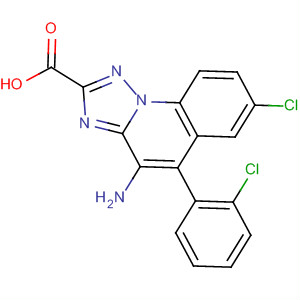 [1,2,4]Triazolo[1,5-a]quinoline-2-carboxylic acid,4-amino-7-chloro-5-(2-chlorophenyl)-
