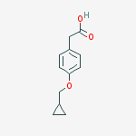 Benzeneacetic acid, 4-(cyclopropylmethoxy)-