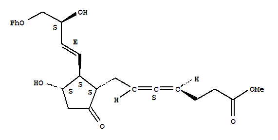 methyl 7-{3-hydroxy-2-[(1E)-3-hydroxy-4-phenoxybut-1-en-1-yl]-5-oxocyclopentyl}hepta-4,5-dienoate