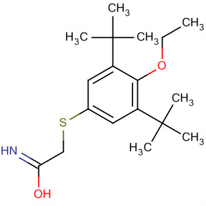 Ethanimidic acid, 2-[[3,5-bis(1,1-dimethylethyl)-4-hydroxyphenyl]thio]-,ethyl ester