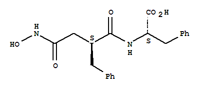 L-Phenylalanine,N-[4-(hydroxyamino)-1,4-dioxo-2-(phenylmethyl)butyl]-, (S)-