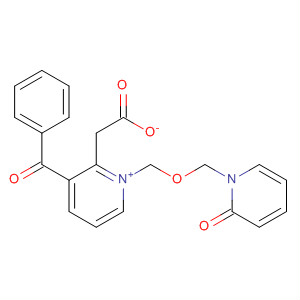 Pyridinium, 3-benzoyl-1-[[(2-oxo-1(2H)-pyridinyl)methoxy]methyl]-,acetate