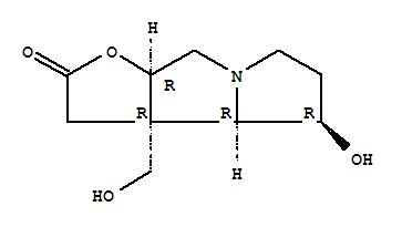 2H-Furo[3,2-a]pyrrolizin-2-one,octahydro-4-hydroxy-3a-(hydroxymethyl)-, [3aR-(3aa,3ba,4b,8aa)]-