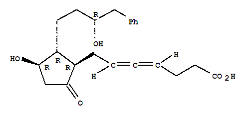 4,5-Heptadienoicacid, 7-[3-hydroxy-2-(3-hydroxy-4-phenylbutyl)-5-oxocyclopentyl]-, [1R-[1a,2b(R*),3a]]-