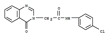 3(4H)-quinazolineacetamide, N-(4-chlorophenyl)-4-oxo-