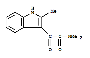 N,N-dimethyl-2-(2-methyl-1H-indol-3-yl)-2-oxoacetamide
