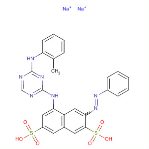2,7-Naphthalenedisulfonic acid,5-[[4-(methylphenylamino)-1,3,5-triazin-2-yl]amino]-3-(phenylazo)-,disodium salt