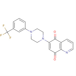 5,8-Quinolinedione, 6-[4-[3-(trifluoromethyl)phenyl]-1-piperazinyl]-