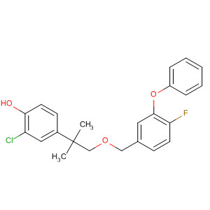 Phenol,2-chloro-4-[2-[(4-fluoro-3-phenoxyphenyl)methoxy]-1,1-dimethylethyl]-