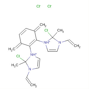 1H-Imidazolium,1,1'-[1,4-phenylenebis(methylene)]bis[3-ethenyl-2-methyl-, dichloride