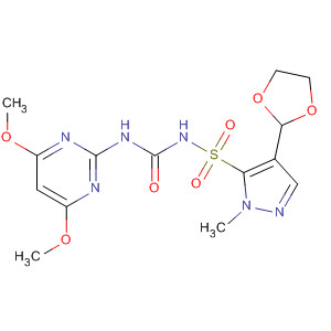 1H-Pyrazole-5-sulfonamide,N-[[(4,6-dimethoxy-2-pyrimidinyl)amino]carbonyl]-4-(1,3-dioxolan-2-yl)-1-methyl-