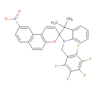 Spiro[2H-indole-2,3'-[3H]naphtho[2,1-b]pyran],1,3-dihydro-3,3-dimethyl-9'-nitro-1-[(pentafluorophenyl)methyl]-
