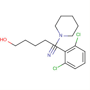 1-Piperidineacetonitrile, a-(2,6-dichlorophenyl)-2-(3-hydroxypropyl)-