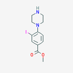 methyl 3-iodo-4-piperazin-1-ylbenzoate