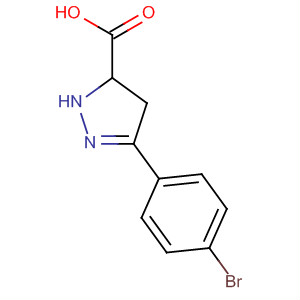 1H-Pyrazole-5-carboxylic acid, 3-(4-bromophenyl)-4,5-dihydro-