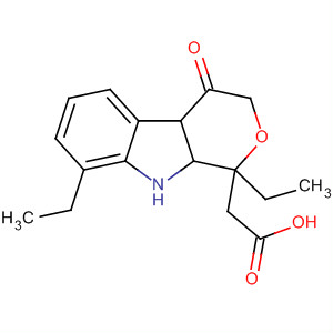 Pyrano[3,4-b]indole-1-acetic acid,1,8-diethyl-1,3,4,4a,9,9a-hexahydro-4-oxo-