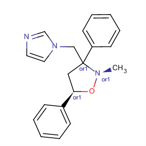 Isoxazolidine, 3-(1H-imidazol-1-ylmethyl)-2-methyl-3,5-diphenyl-, trans-