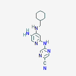 5-[[5-amino-4-(cyclohexylmethylamino)pyridin-2-yl]amino]pyrazine-2-carbonitrile