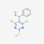 (4,6-dichloro-2-methylsulfanylpyrimidin-5-yl)-phenylmethanol