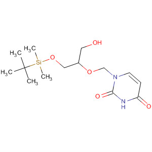 2,4(1H,3H)-Pyrimidinedione,1-[[2-[[(1,1-dimethylethyl)dimethylsilyl]oxy]-1-(hydroxymethyl)ethoxy]methyl]-