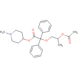 Benzeneacetic acid, a-[2-(acetyloxy)propoxy]-a-phenyl-,1-methyl-4-piperidinyl ester