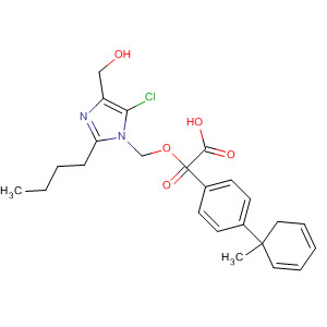 [1,1'-Biphenyl]-2-carboxylic acid,4'-[[2-butyl-5-chloro-4-(hydroxymethyl)-1H-imidazol-1-yl]methyl]-, methylester