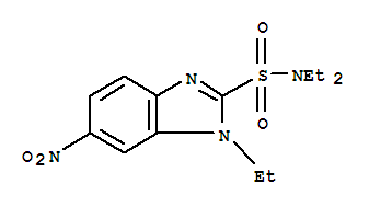 N,N,1-triethyl-6-nitro-1H-benzimidazole-2-sulfonamide