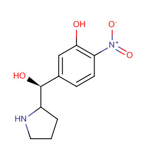 2-Pyrrolidinemethanol, 1-(3-hydroxy-4-nitrophenyl)-, (S)-