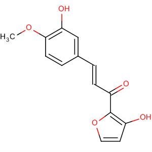 2-Propen-1-one,1-(3-hydroxy-2-furanyl)-3-(3-hydroxy-4-methoxyphenyl)-, (E)-