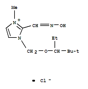 (Z)-{1-[(1-ethyl-2,2-dimethylpropoxy)methyl]-3-methyl-1,3-dihydro-2H-imidazol-2-ylidene}-N-oxomethanaminium chloride