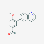 4-methoxy-3-(quinolin-6-yl)benzaldehyde