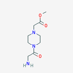 Methyl 2-[4-(2-aminoacetyl)piperazin-1-yl]acetate