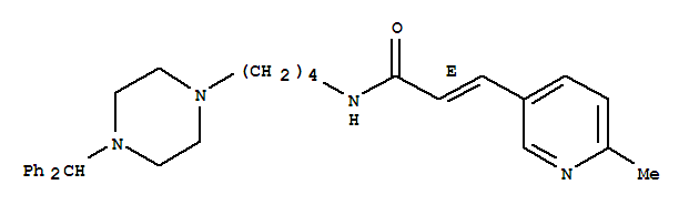 (2E)-N-{4-[4-(Diphenylmethyl)piperazin-1-yl]butyl}-3-(6-methylpyridin-3-yl)acrylamide