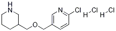 2-Chloro-5-(piperidin-3-ylmethoxymethyl)-pyridine dihydrochloride