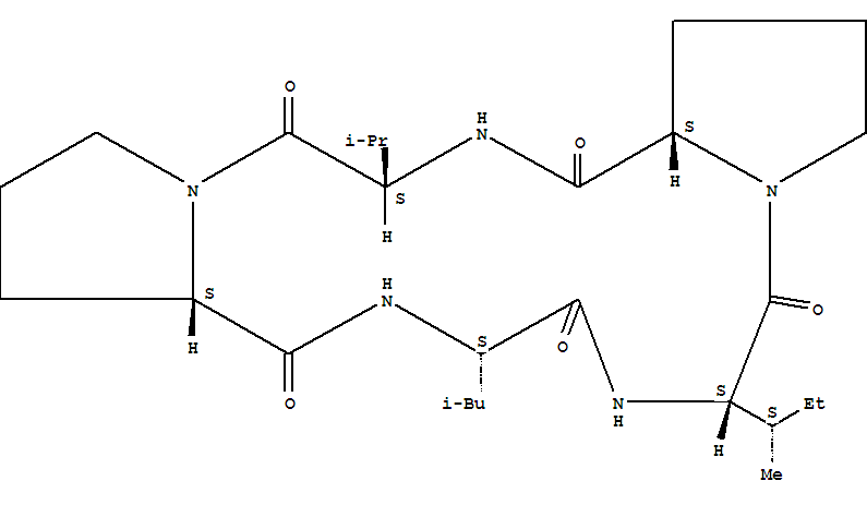 5H-Dipyrrolo[1,2-a:1',2'-g][1,4,7,10,13]pentaazacyclopentadecine,cyclic peptide deriv.