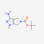 tert-butyl 3-aminopyrrolo[3,4-c]pyrazole-5(2H,4H,6H)-carboxylate
