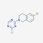 6-bromo-2-(4-chloro-1,3,5-triazin-2-yl)-1,2,3,4-tetrahydroisoquinoline